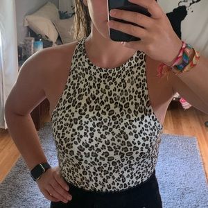 GAZE leopard body suit